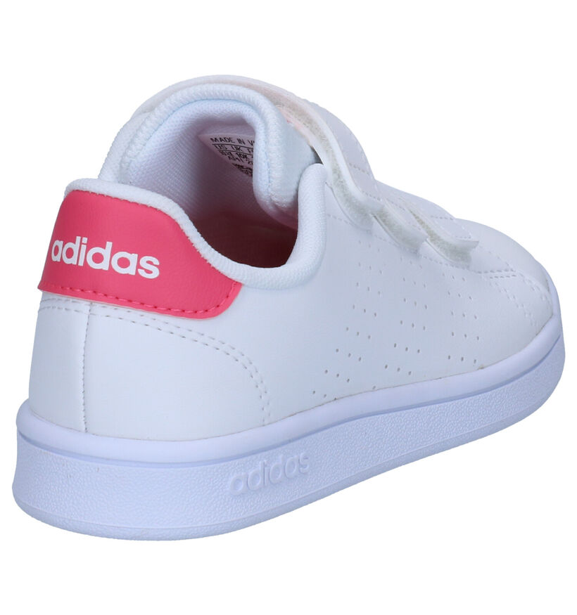 adidas Advantage C Baskets en Blanc pour filles (319539) - pour semelles orthopédiques