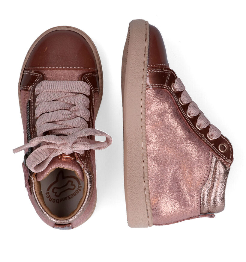 STONES and BONES Edain Chaussures hautes en Rose pour filles (314262) - pour semelles orthopédiques