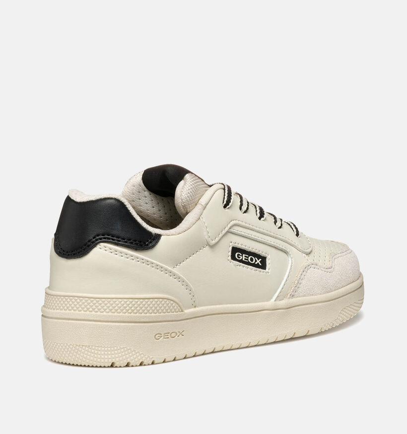Geox Washiba Chaussures à lacets en Blanc pour garçons (356390) - pour semelles orthopédiques
