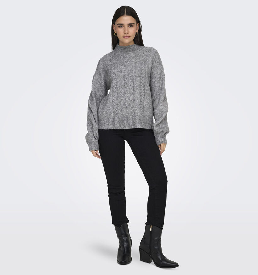 JDY Susanna Grijze Gebreide trui voor dames (344135)