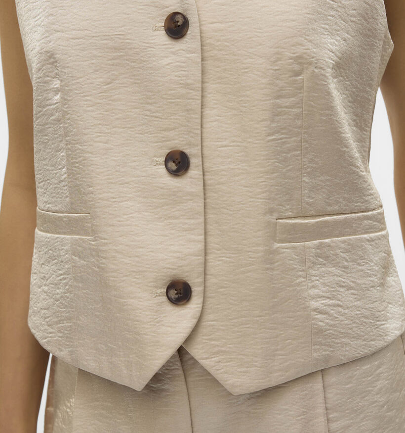 Vero Moda Liana Beige Kostuumgilet voor dames (358783)