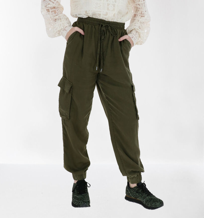 Vila kaki Cargo Broek (284074)