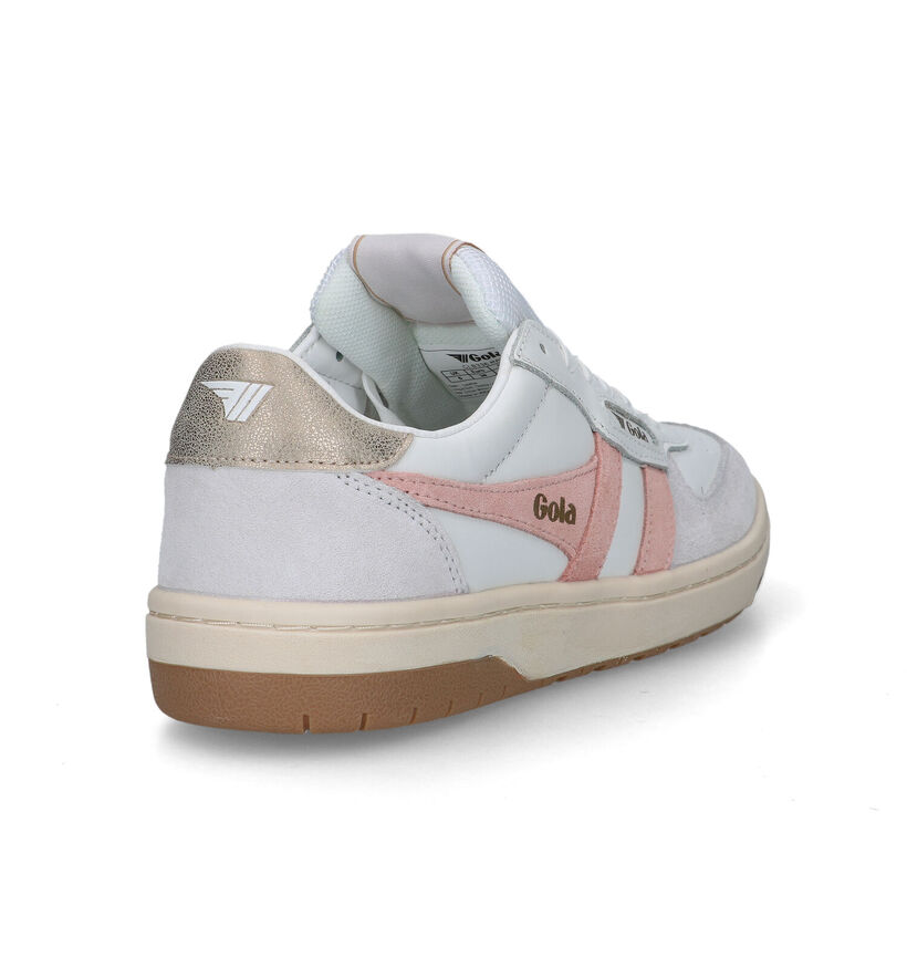 Gola Hawk Witte Sneakers voor dames (336886) - geschikt voor steunzolen