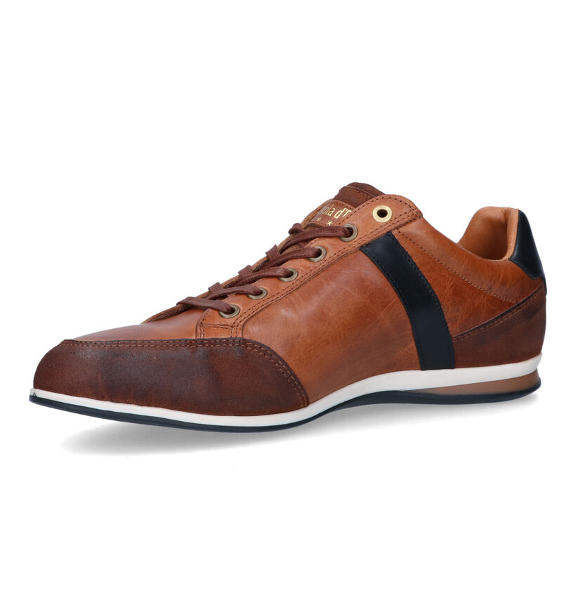 Pantofola d'Oro Roma Chaussures à lacets en Cognac pour hommes (322042) - pour semelles orthopédiques