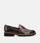 Regarde le Ciel Tekla Bruine Loafers voor dames (365548)
