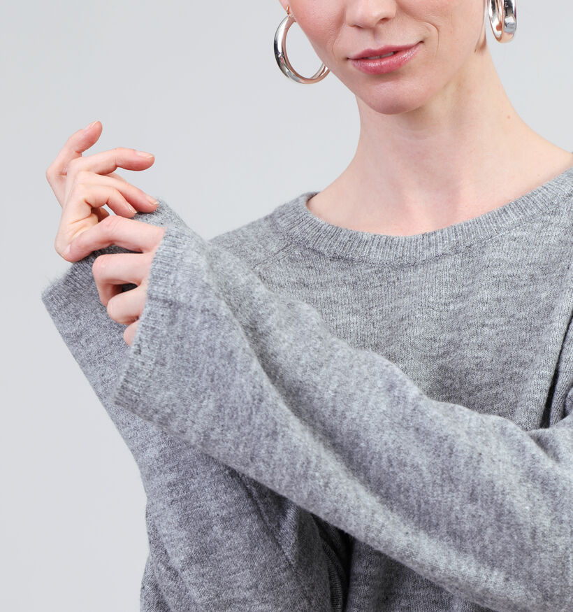 Vero Moda Jupiter Pull tricoté en Gris pour femmes (346143)