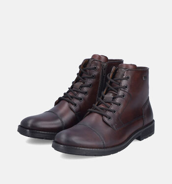 Rieker Mid Boots Zwart/Bruin