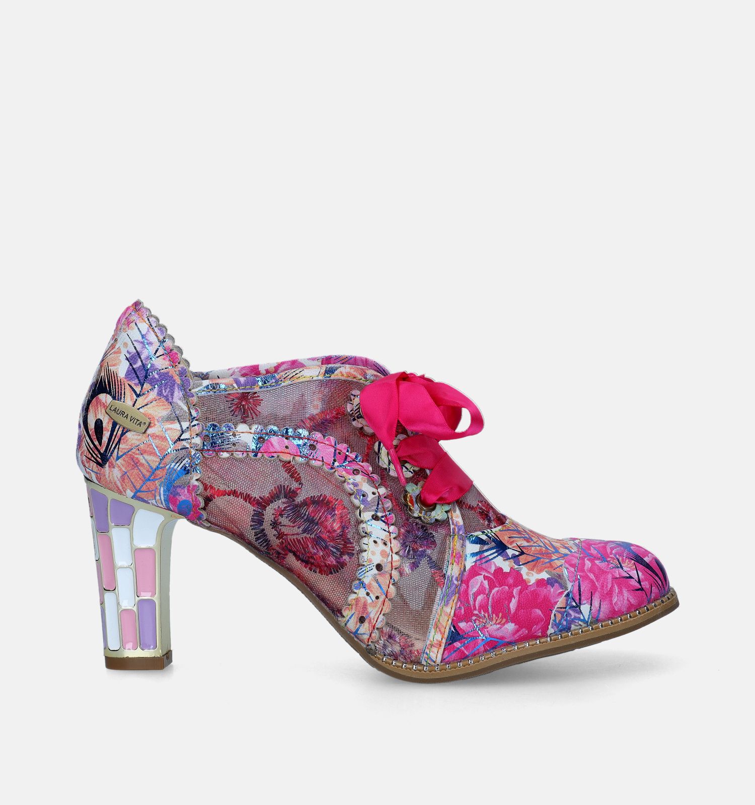 Laura Vita Alcbaneo 16 Escarpins montants en Rose Femmes Escarpins en ligne sur TORFS.BE
