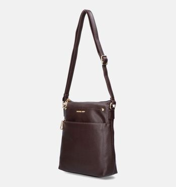 Laurent David Crossbody tassen Wit/Cognac/Bruin/Taupe