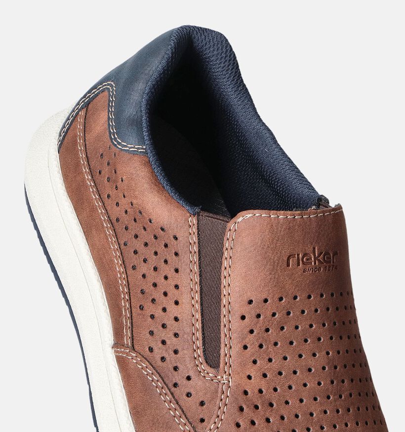 Rieker Chaussures confort en Cognac pour hommes (354811) - pour semelles orthopédiques