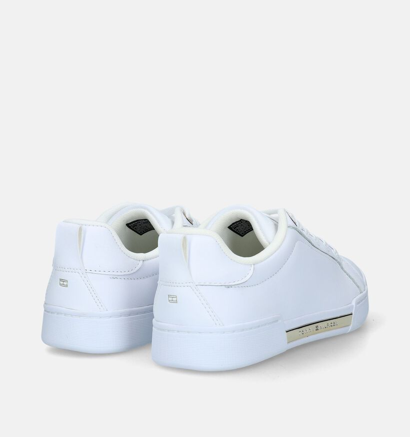 Tommy Hilfiger Chique Court Witte Sneakers voor dames (333019) - geschikt voor steunzolen