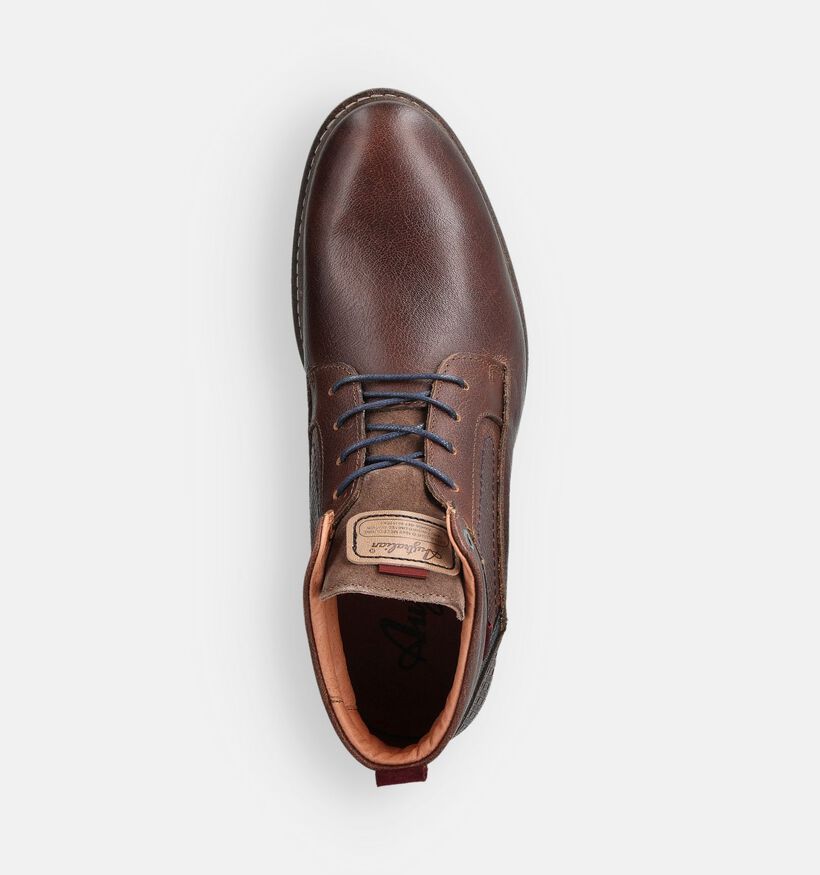 Australian Conley Cognac Veterlaarzen voor heren (361662) - geschikt voor steunzolen