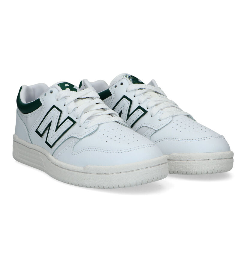 New Balance BB 480 Baskets en Blanc pour femmes (334560) - pour semelles orthopédiques