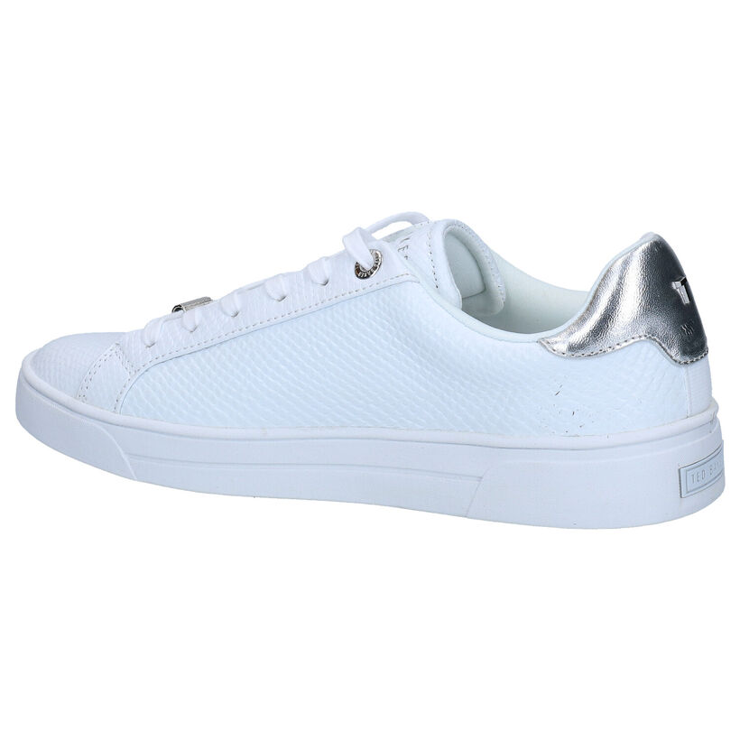 Ted Baker Tennid Witte Veterschoenen in leer (269995)