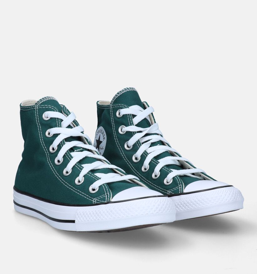 Converse Chuck Taylor All Star Fall Tone Baskets en Vert pour femmes (327847)