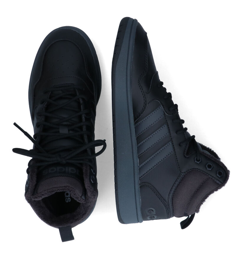 adidas Hoops 3.0 Baskets en Noir pour hommes (316565) - pour semelles orthopédiques