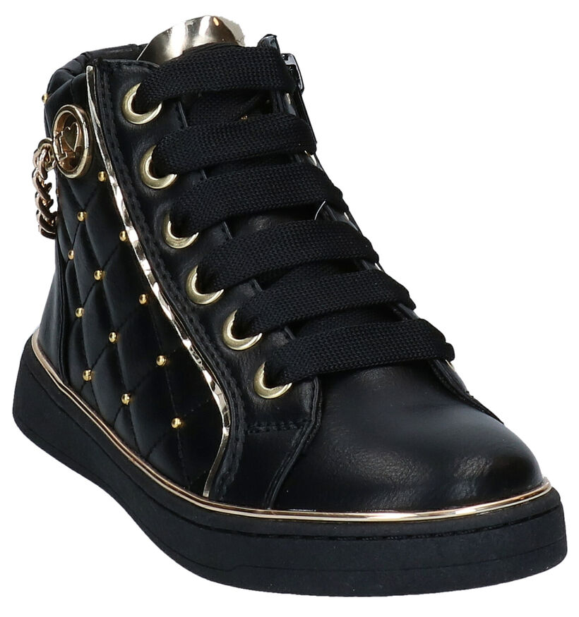 Asso Chaussures hautes en Noir en simili cuir (278456)