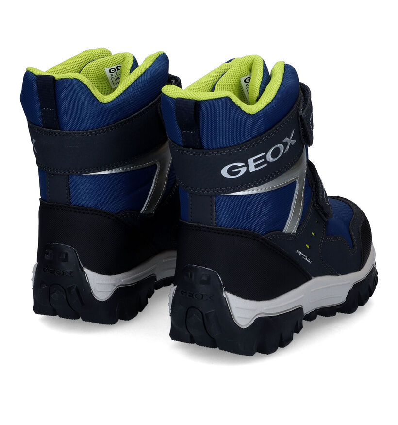 Geox Himalaya Bottes de neige en Bleu pour garçons (317616) - pour semelles orthopédiques