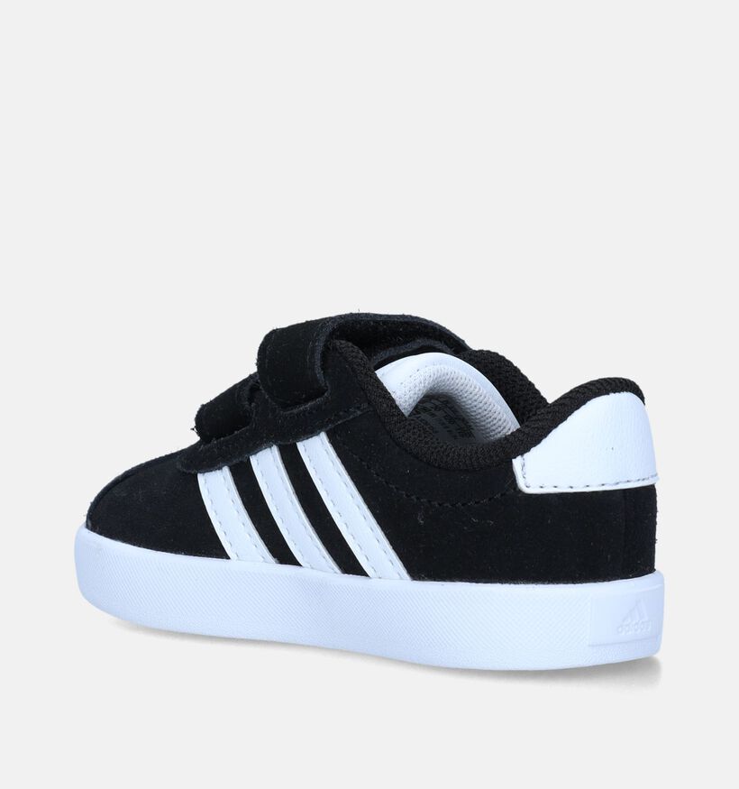 adidas VL Court 3.0 CF I Zwarte Sneakers voor meisjes, jongens (341693)