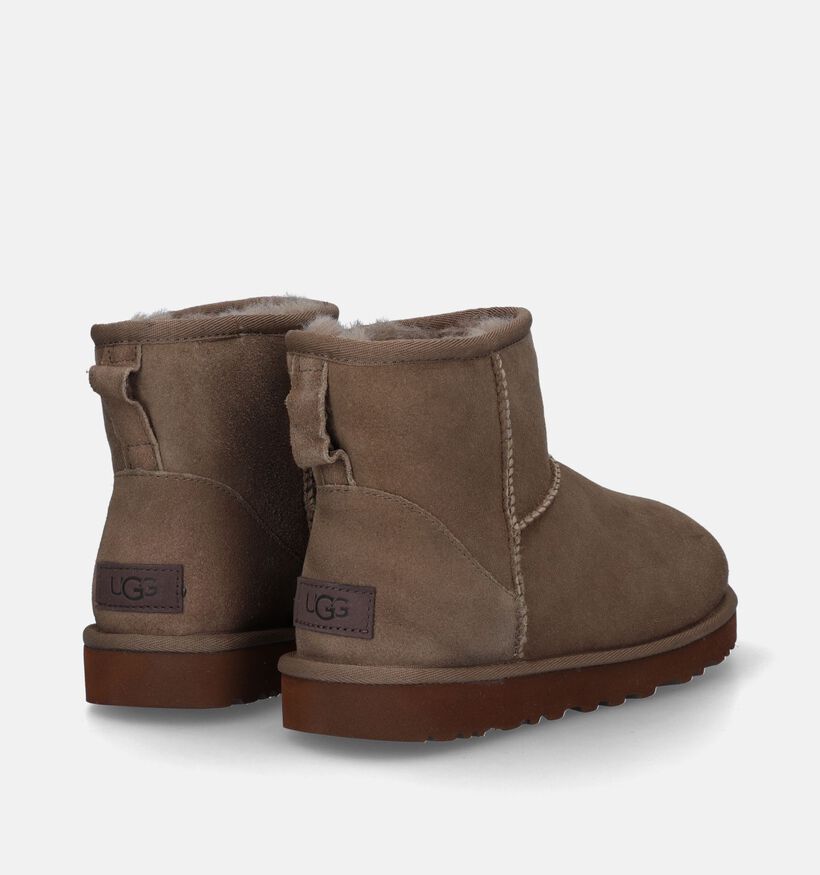 UGG Classic Mini Bottes en Taupe pour femmes (329268)