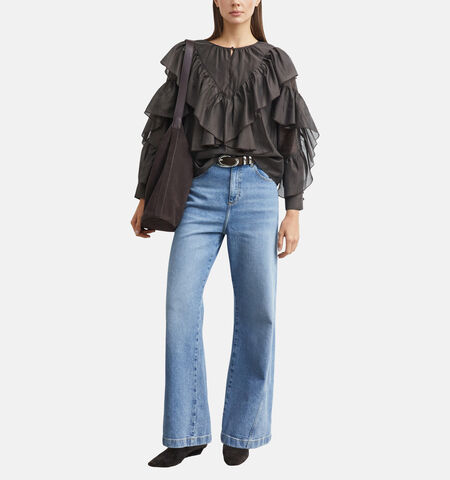 comma Jeans Blauw