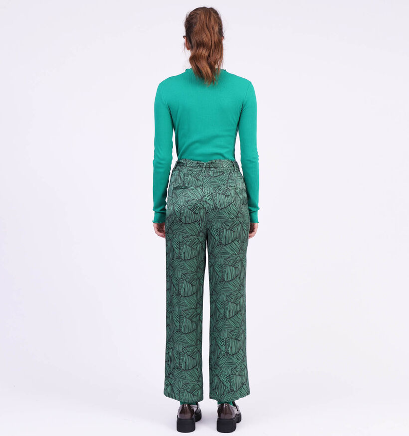 Vila Surine Groene Wijde Broek voor dames (317922)