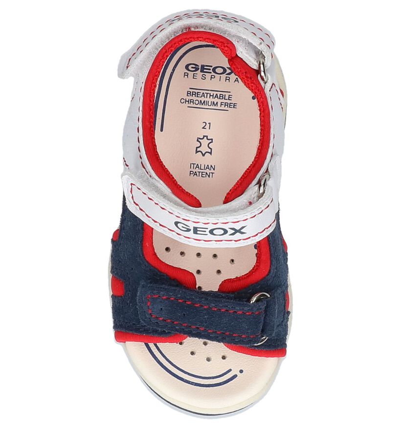 Geox Sandales pour bébé en Blanc en cuir (245003)