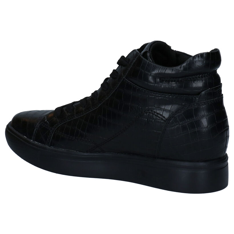 Esprit Granada Baskets Haute en Noir en simili cuir (279622)