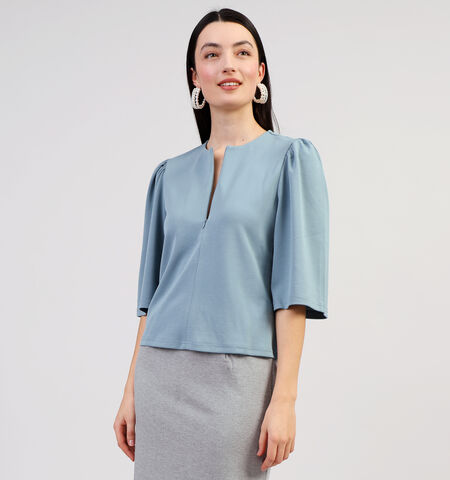 Blouse bleu