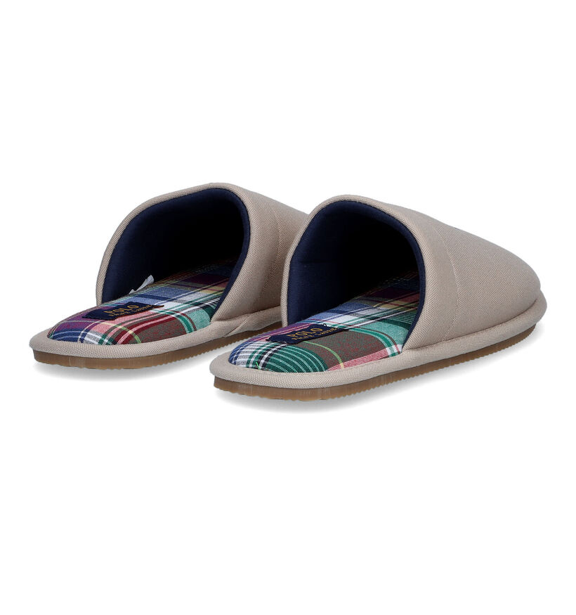 Polo Ralph Lauren Pantoufles ouvertes en Vert kaki pour hommes (303411)
