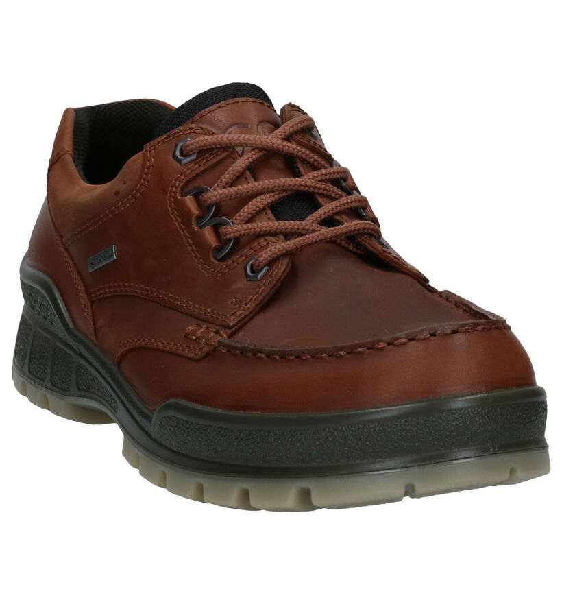 Ecco Track 25 Zwarte Veterschoenen in leer (295665)