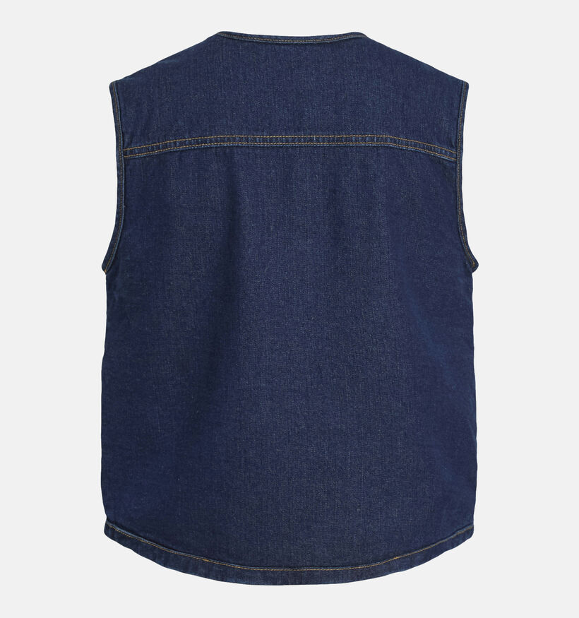 Vila Strazy Denim Blauwe Vest met Rits voor dames (361354)