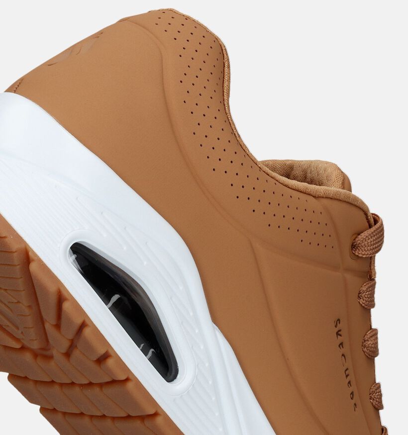 Skechers Uno Stand On Air Zwarte Sneakers voor heren (366495) - geschikt voor steunzolen