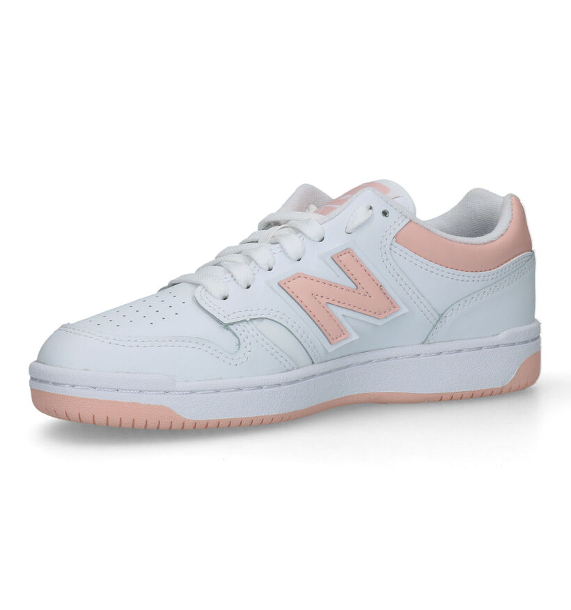 New Balance BB 480 Baskets en Blanc pour femmes (334616) - pour semelles orthopédiques