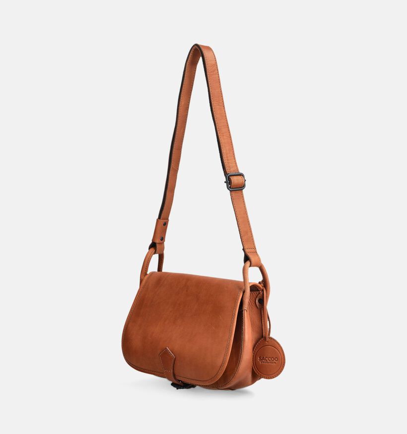 Saccoo Moon Cognac Crossbody Tas voor dames (366280)