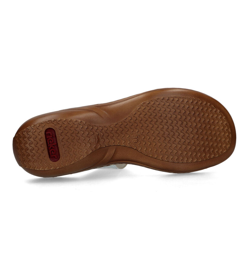 Rieker Witte Slippers voor dames (323584)