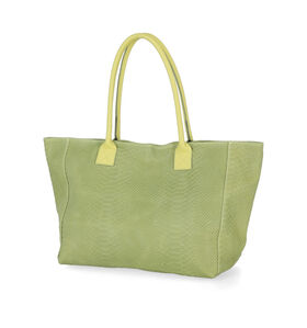 Zeen Lola Gele Shopper in leer (317400)