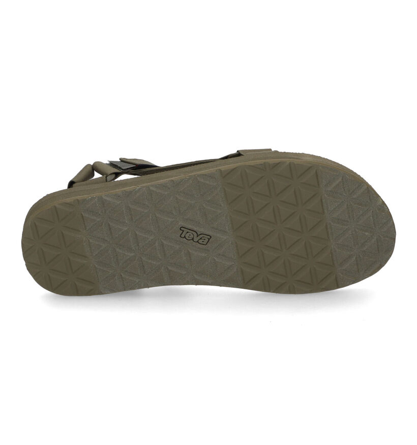 Teva Original Universal Sandales en Vert kaki en textile (305616)