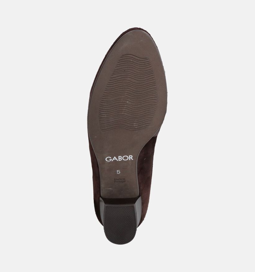 Gabor Comfortschoenen Bruin voor dames (380037) - geschikt voor steunzolen