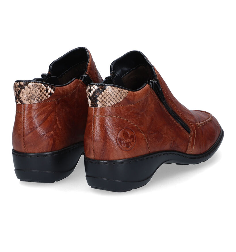 Rieker Bottines basses en Cognac pour femmes (328440)