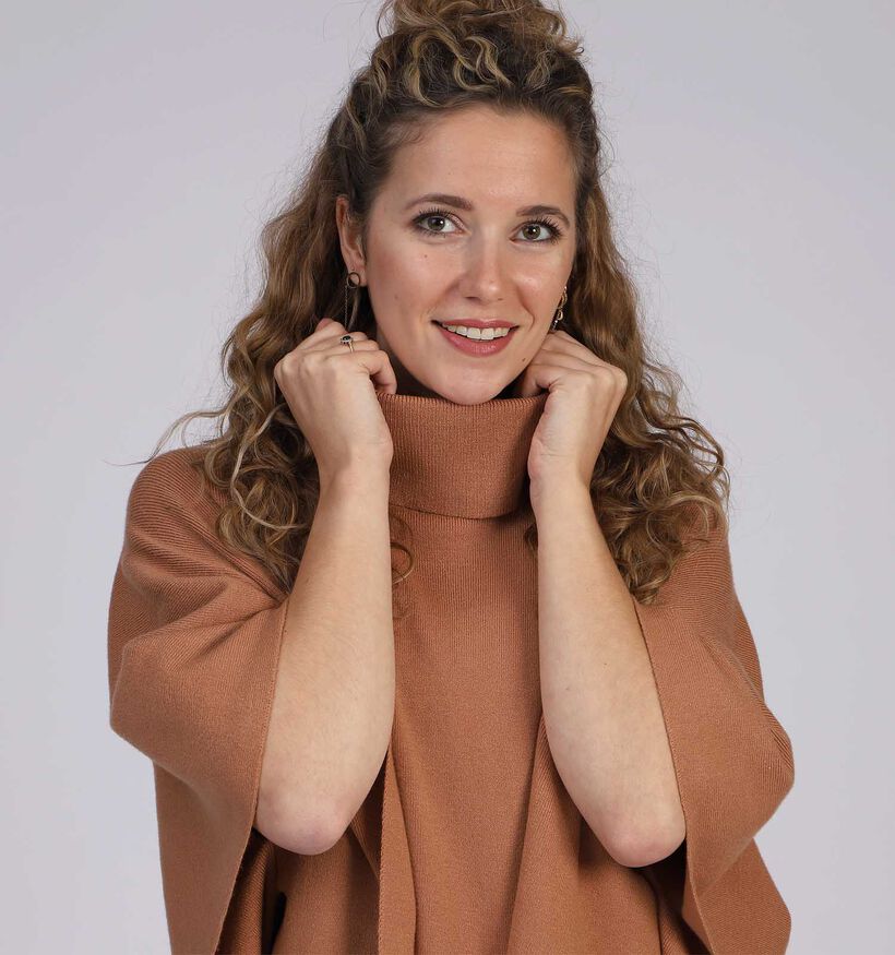 comma Cognac Poncho (304379)