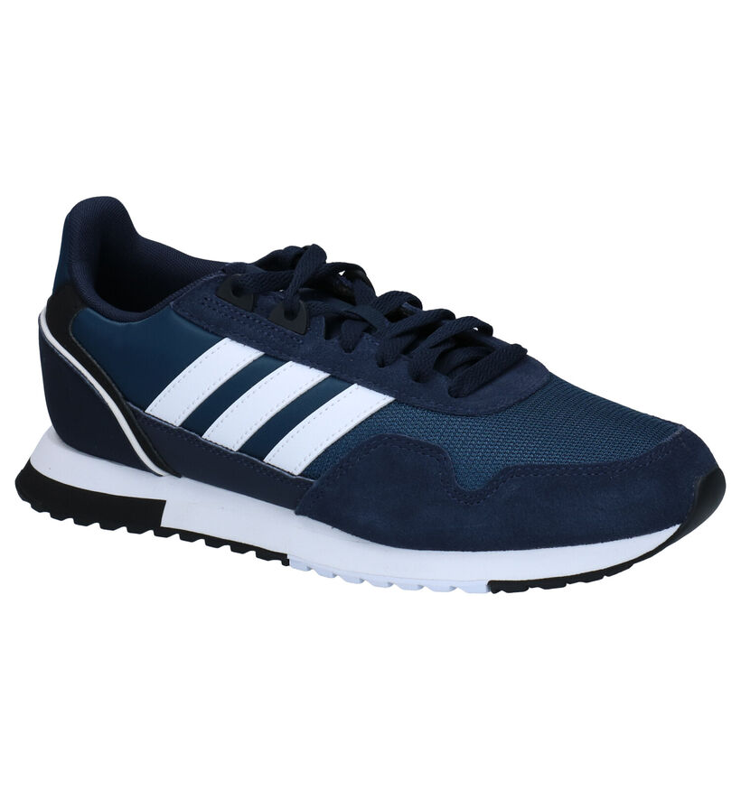 adidas 8K Blauwe Sneakers in leer (290825)