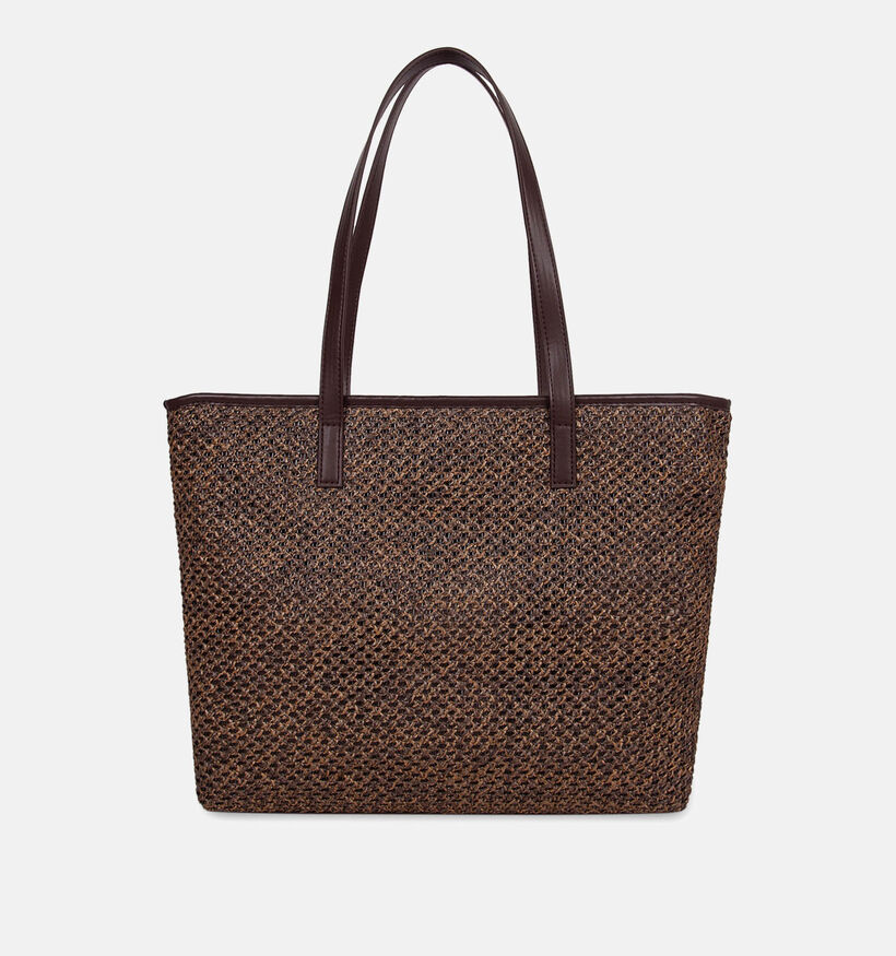 Laurent David Donkerbruine Shoppertas voor dames (373974)
