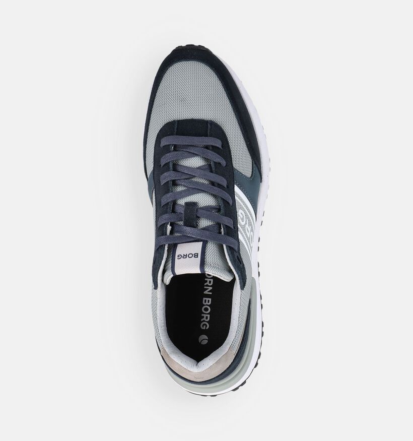 Bjorn Borg Suede Blauwe Sneakers voor heren (369023) - geschikt voor steunzolen