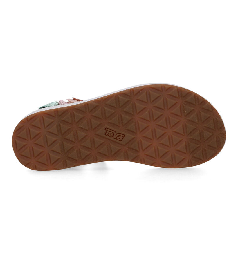 Teva Original Sandales en Rose gold en textile (321755)