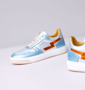 Milo & Mila Sneakers Wit/Zilver