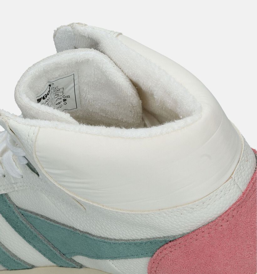 Gola Slam Trident Witte Sneakers voor dames (336357) - geschikt voor steunzolen