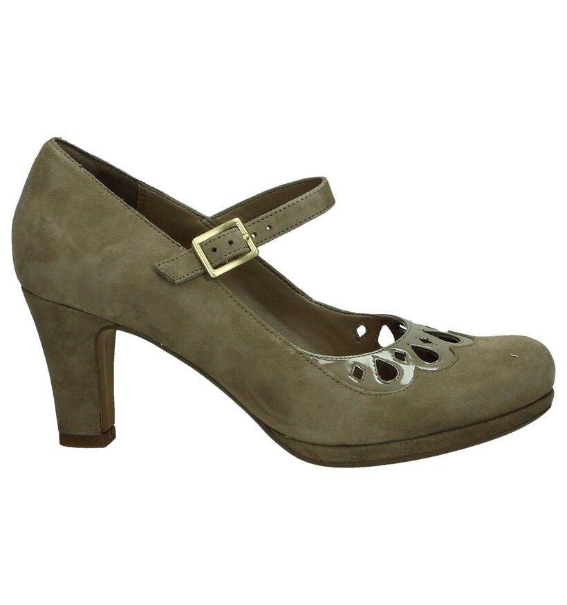 Taupe Pumps met Bandje Clarks Chorus Music, , pdp