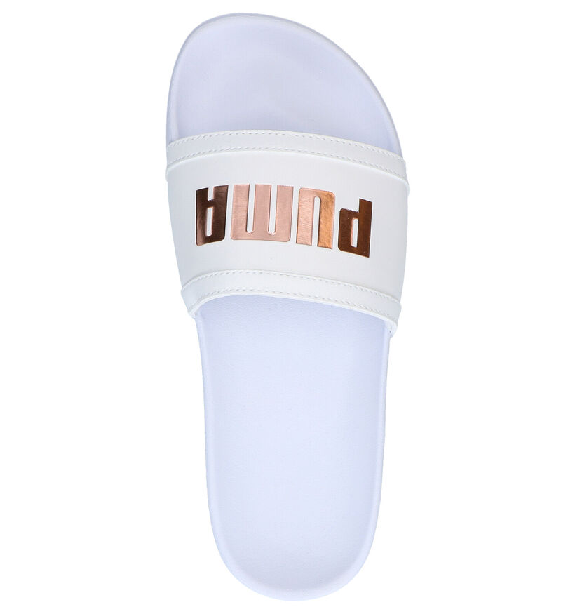 Puma Leadcat Nu-pieds en Blanc en simili cuir (273320)