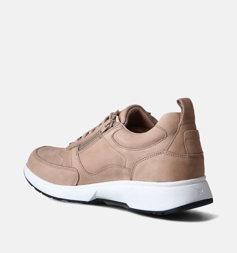 Xsensible Basel Veterschoenen Taupe voor heren (356535) - geschikt voor steunzolen